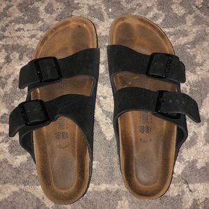 Birkenstocks Suede Two Strap